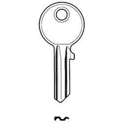 Silca AB2 Cylinder Key Blank to suit Abus