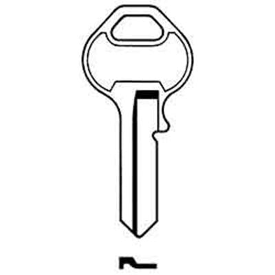 Silca MS3R Cylinder Key Blank.