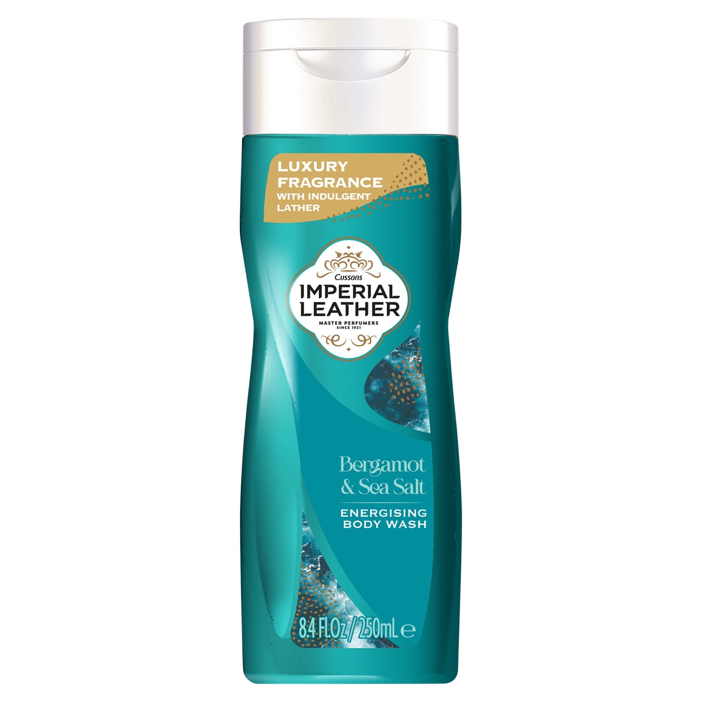 IMPERIAL LEATHER BLUE BERGAMOT & SEA SALT ENERGISING BODY WASH 250ml