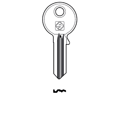 Silca AB52 Cylinder Key