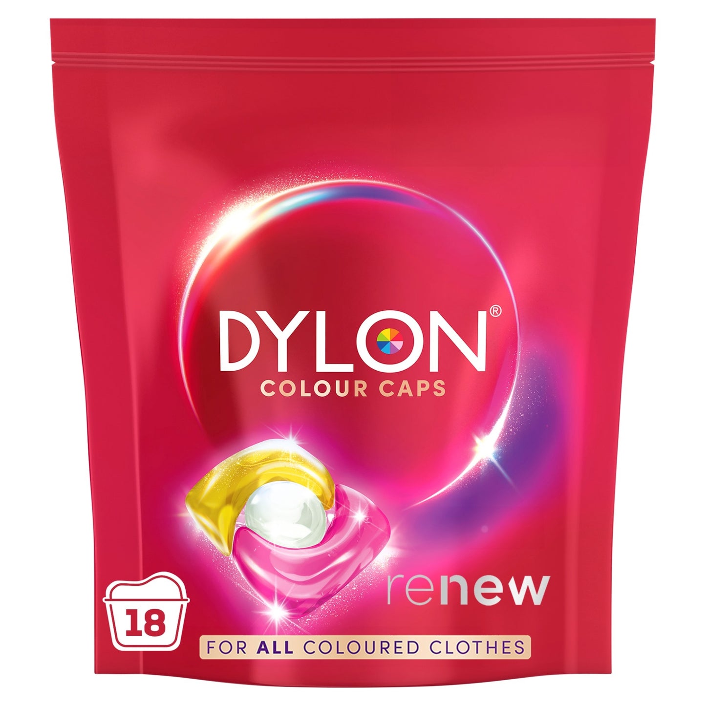 DYLON DETERGENT COLOUR CAPS 18w Renew