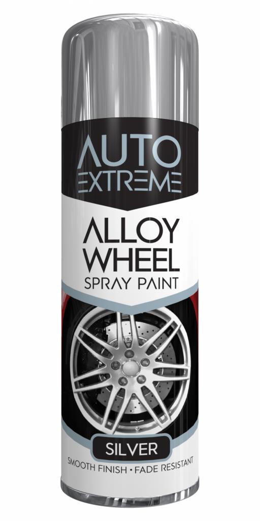 AX Peinture Aérosol Argent pour Jantes Alliage - Qualité Professionnelle pour Embellir et Protéger Vos Jantes