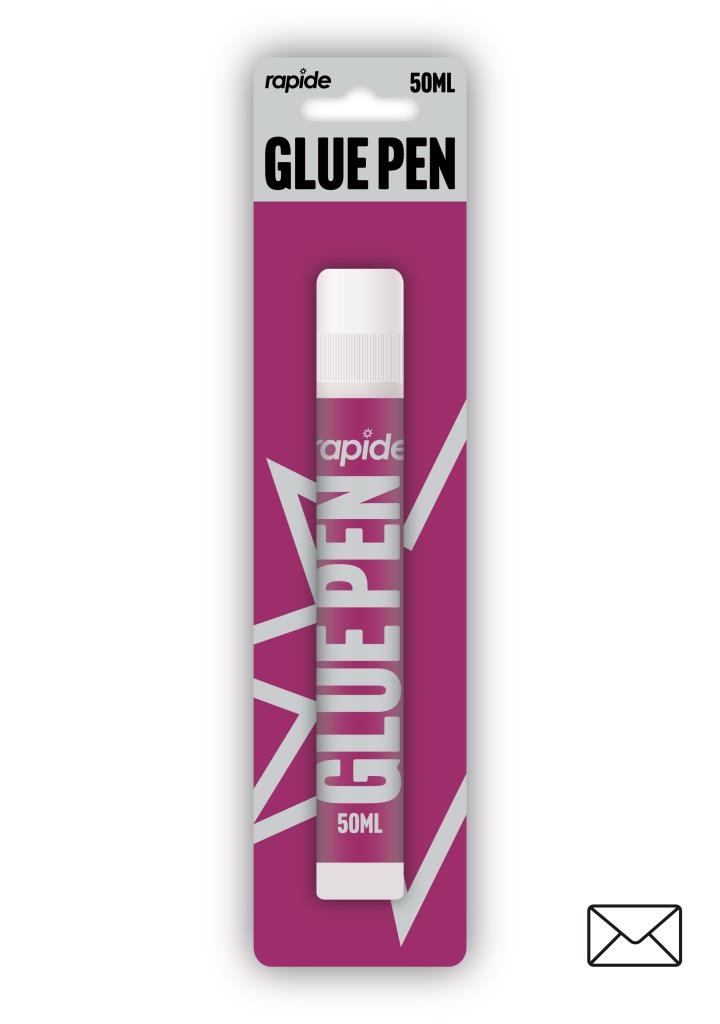 Stylo de colle transparente de qualité professionnelle (50 ml) – Adhésif de précision pour les loisirs créatifs, le bricolage et les projets domestiques