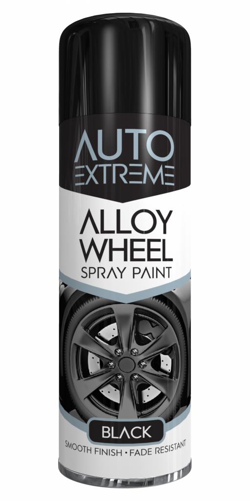 PEINTURE EN BOMBE NOIRE POUR JANTES ALLIAGE AX 400ML