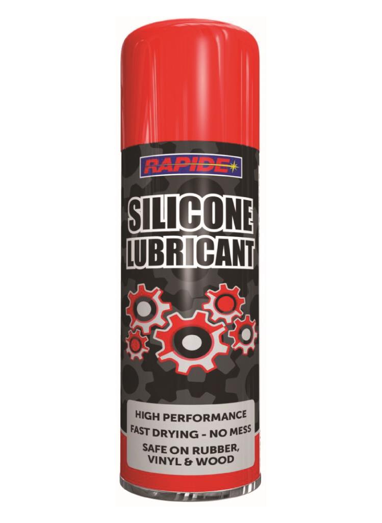 Lubrifiant en aérosol au silicone Premium Rap - Lubrification polyvalente pour un fonctionnement fluide et une protection accrue