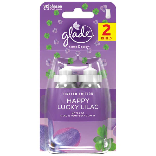Recharge Glade Sense & Spray 18 ml DUO Lilas porte-bonheur 338689