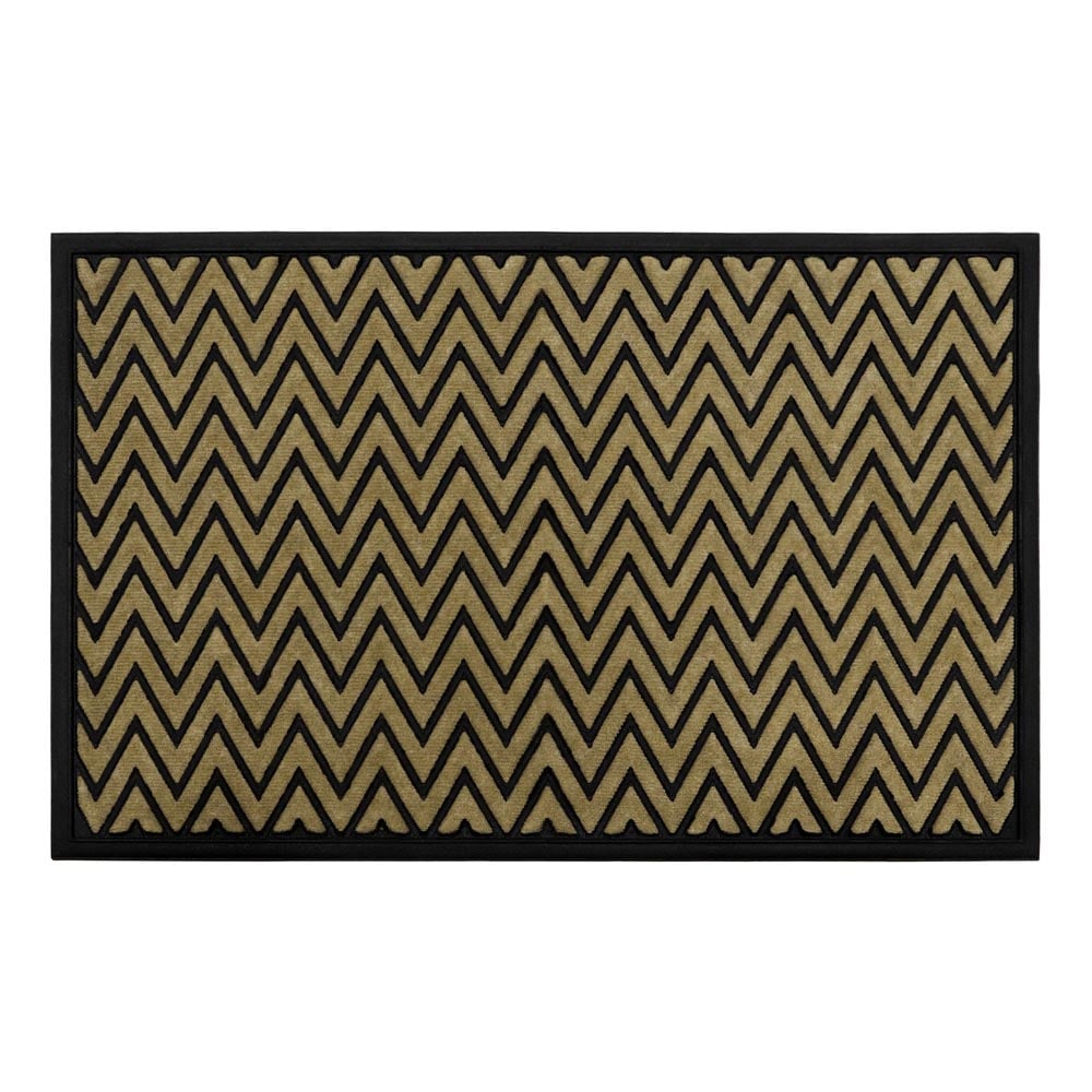 JVL Vienna Zigzag Scraper Doormat 60 x 90cm