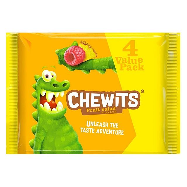 CHEWITS FRUIT SALAD 4PK X 36
