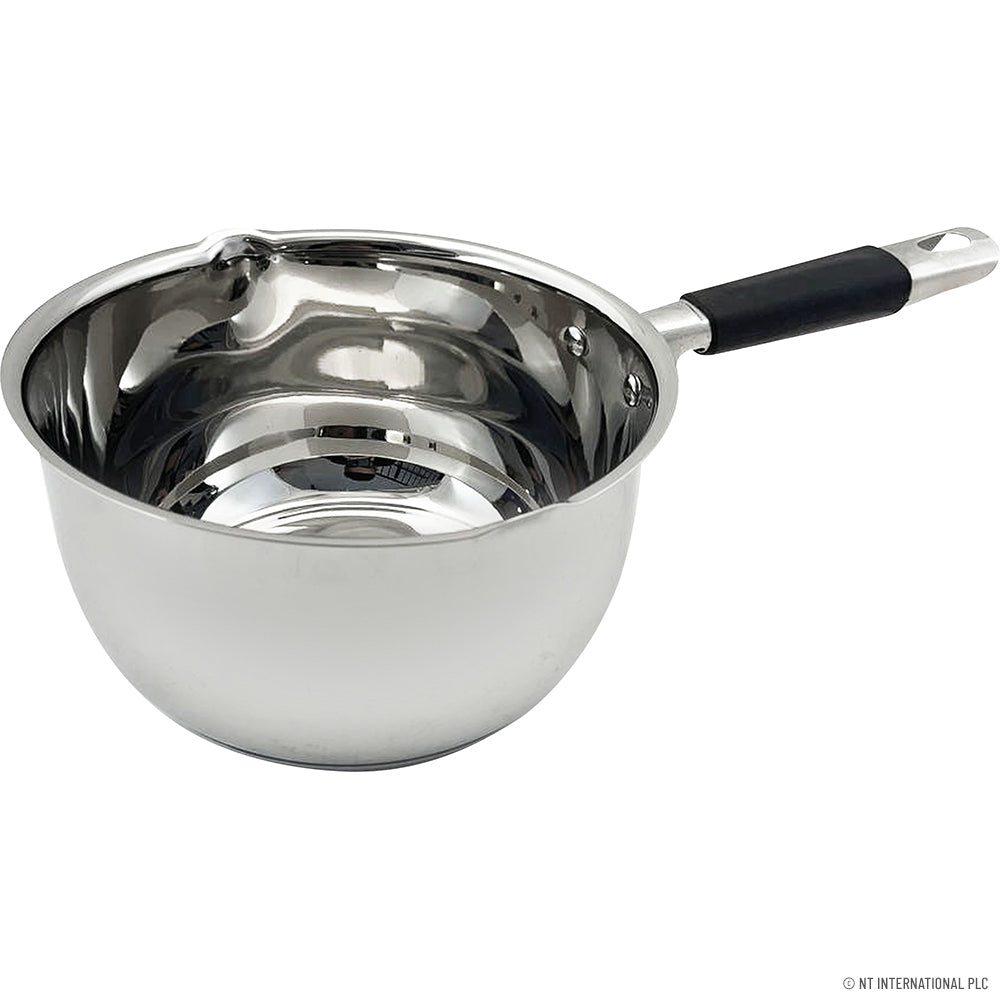 Sublimez Votre Cuisine avec Notre Casserole à Lait de 18 cm - Poignées en Silicone, Rivetées pour une Durabilité et un Contrôle Précis de la Chaleur