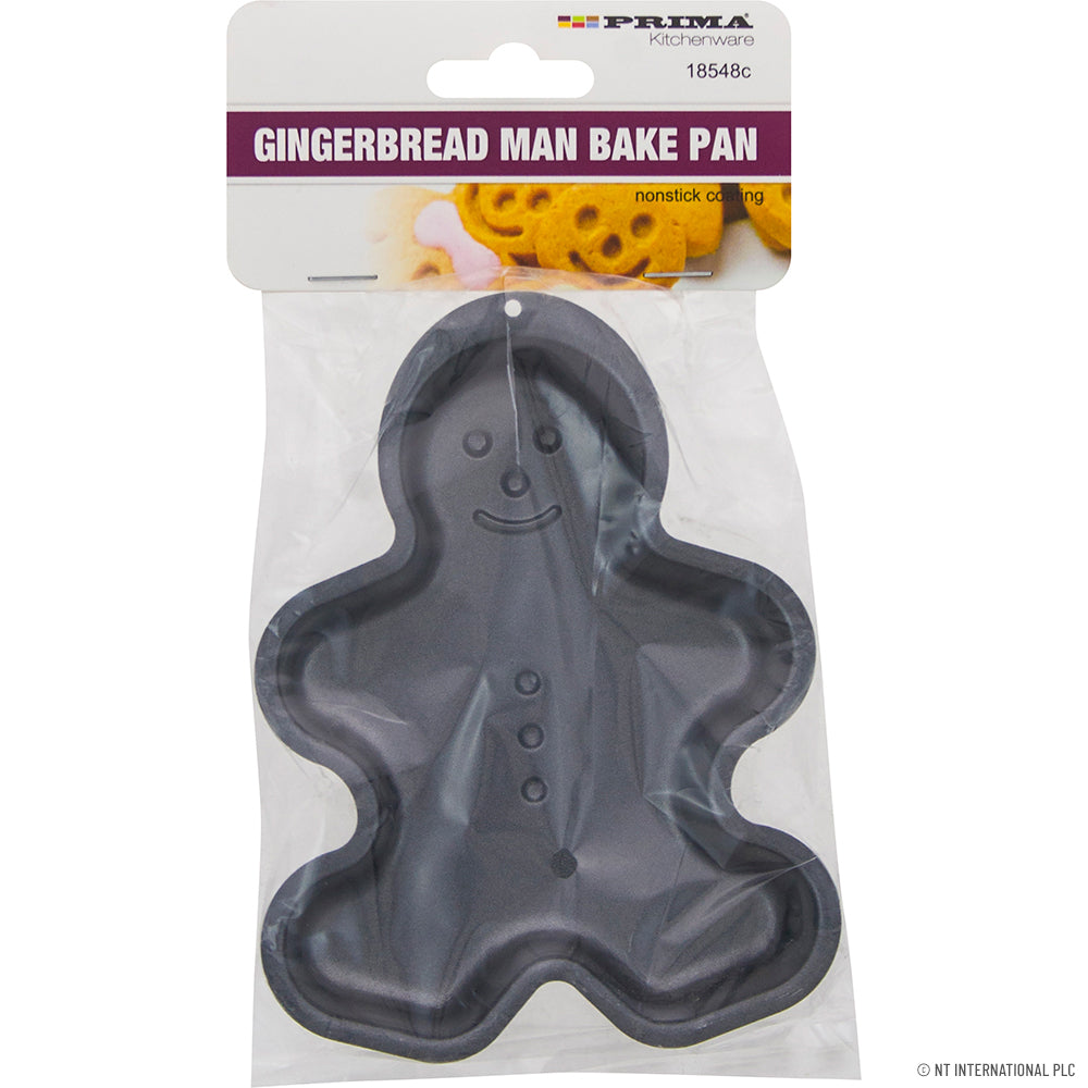 Premium Non-Stick Gingerbread Man Cake Pan - Bake Festive Delights with Ease!