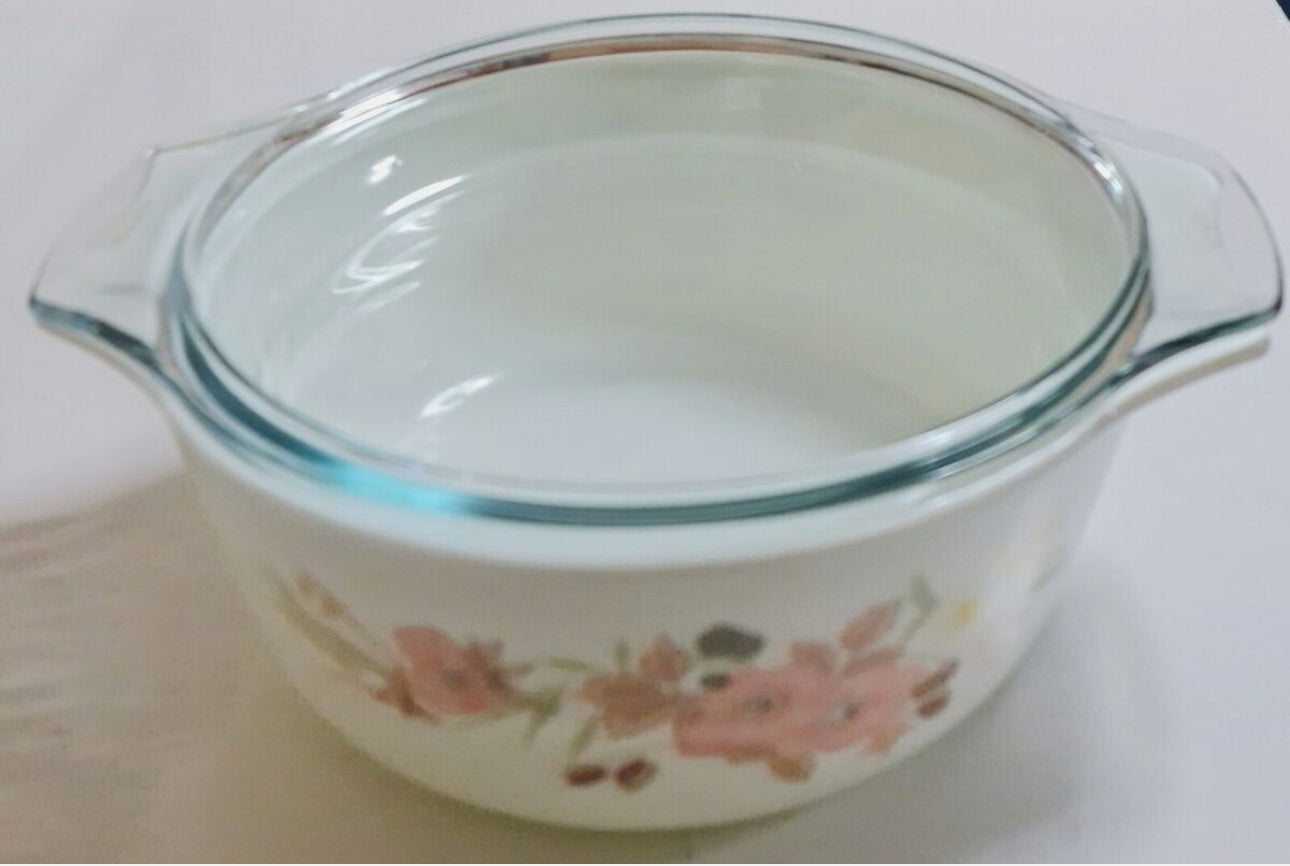 Large Casserole Dish with Lid,Individual Glass Casserole for One, Microwaveable, Oven Proof