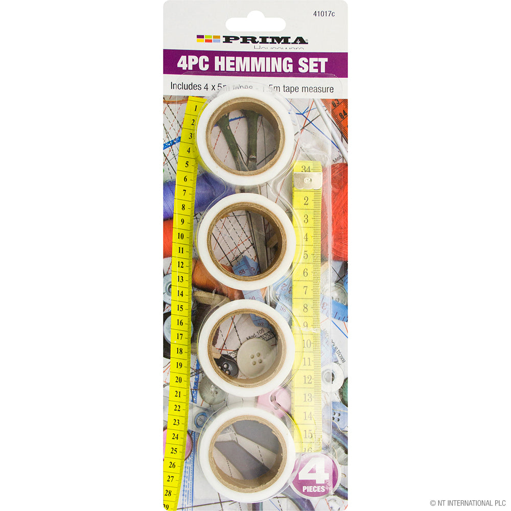 Kit de couture de 4 pièces pour ourlets plus un mètre ruban de 5 m