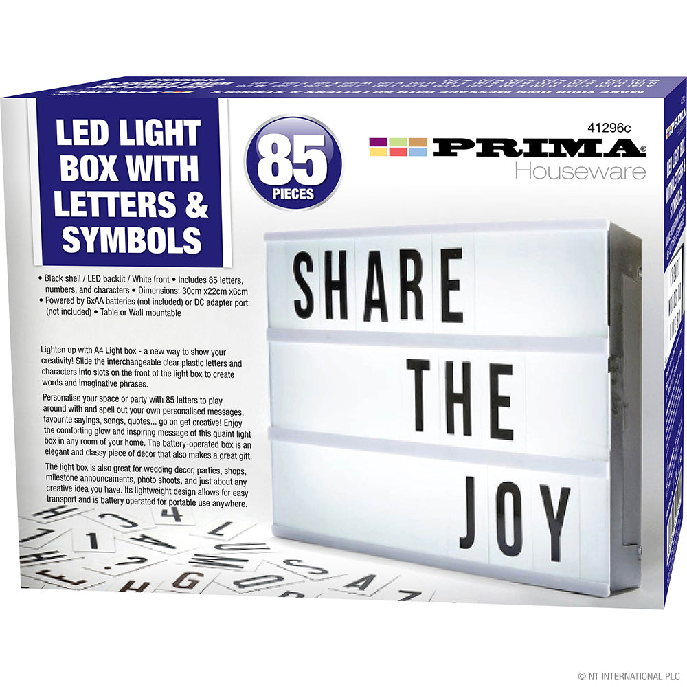 Boîte à lumière LED A4 85 pièces, parfaite pour les artistes et les designers
