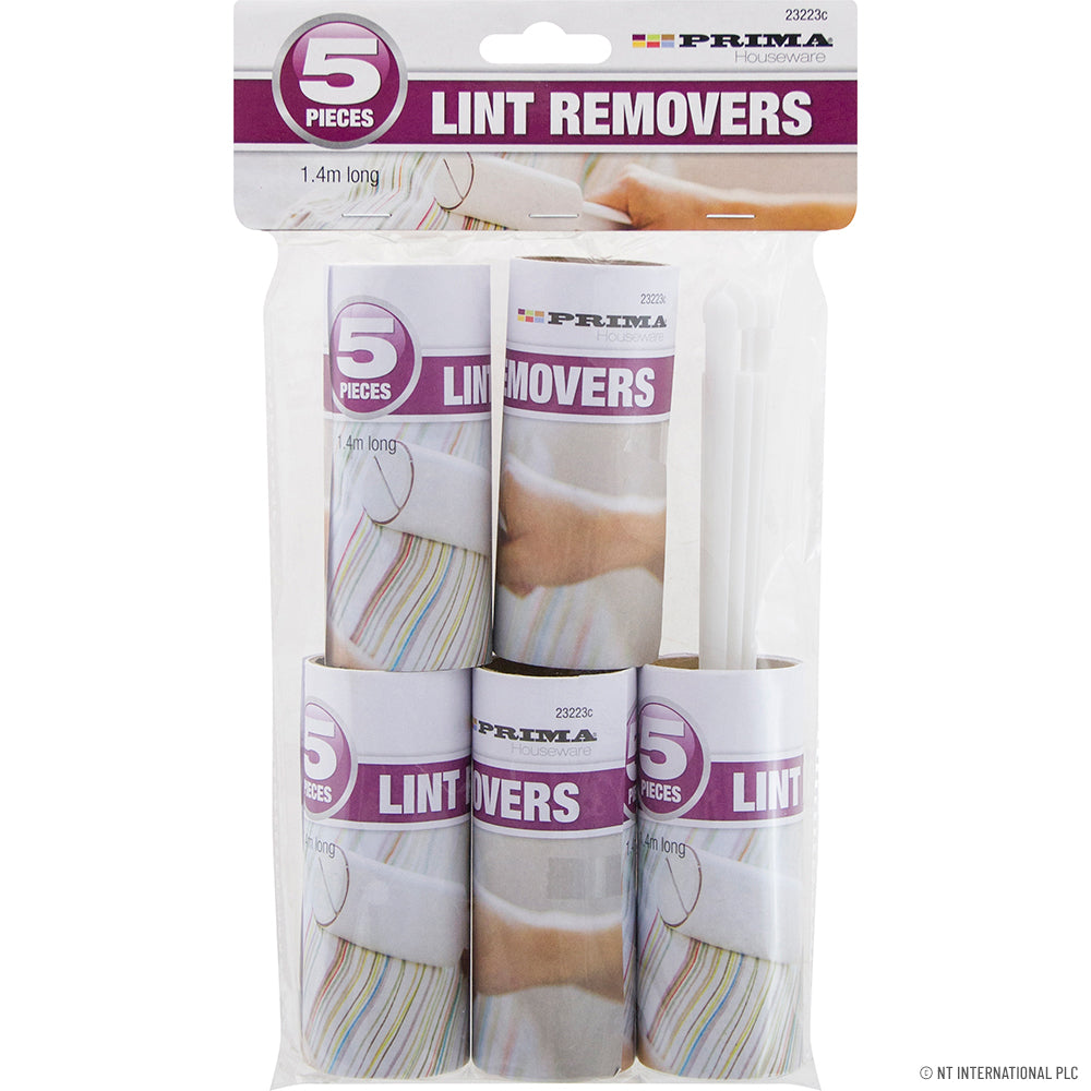 Kit de 5 brosses adhésives anti-peluches – Portée de 1,4 m
