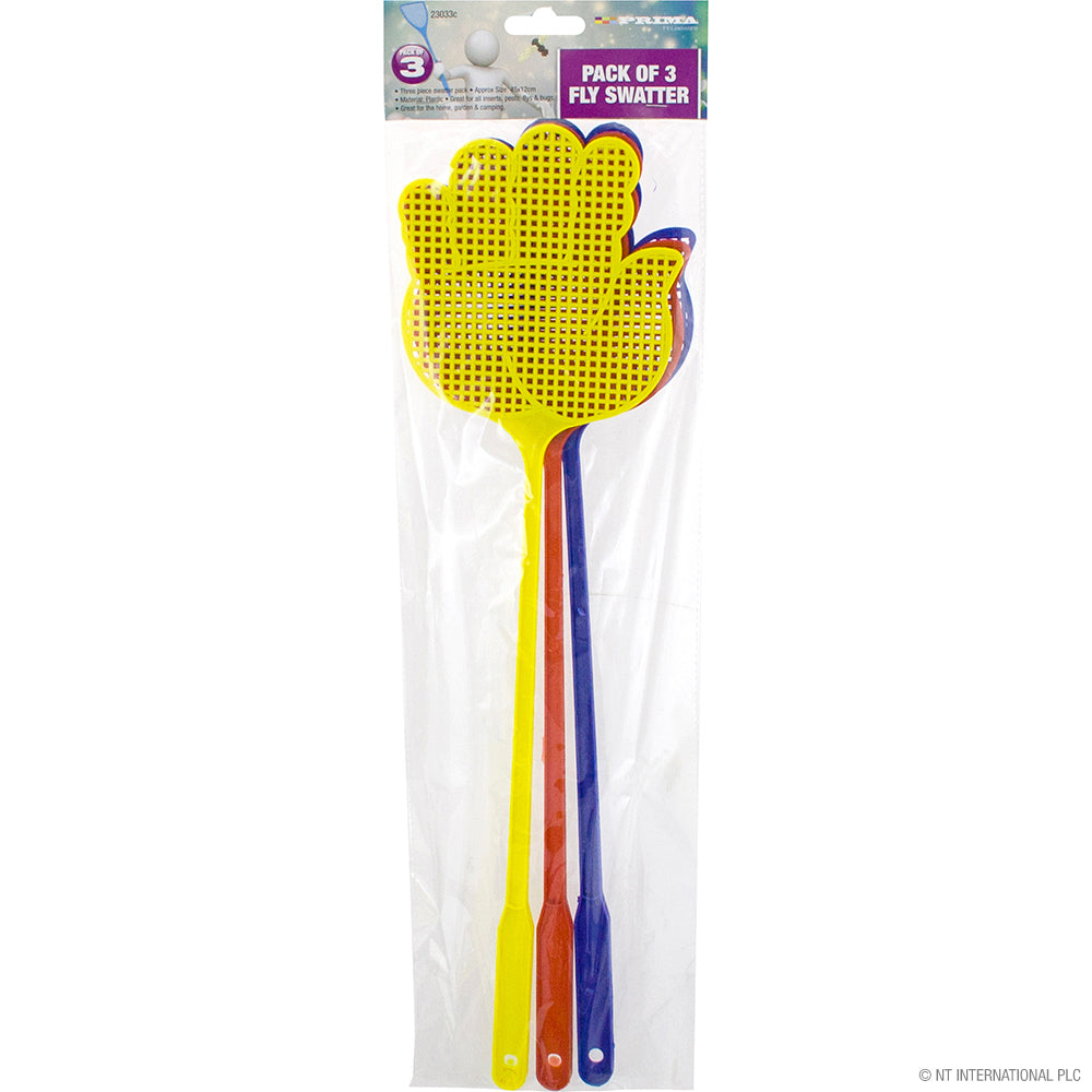 Ensemble de 3 tapettes à mouches pour le contrôle des nuisibles