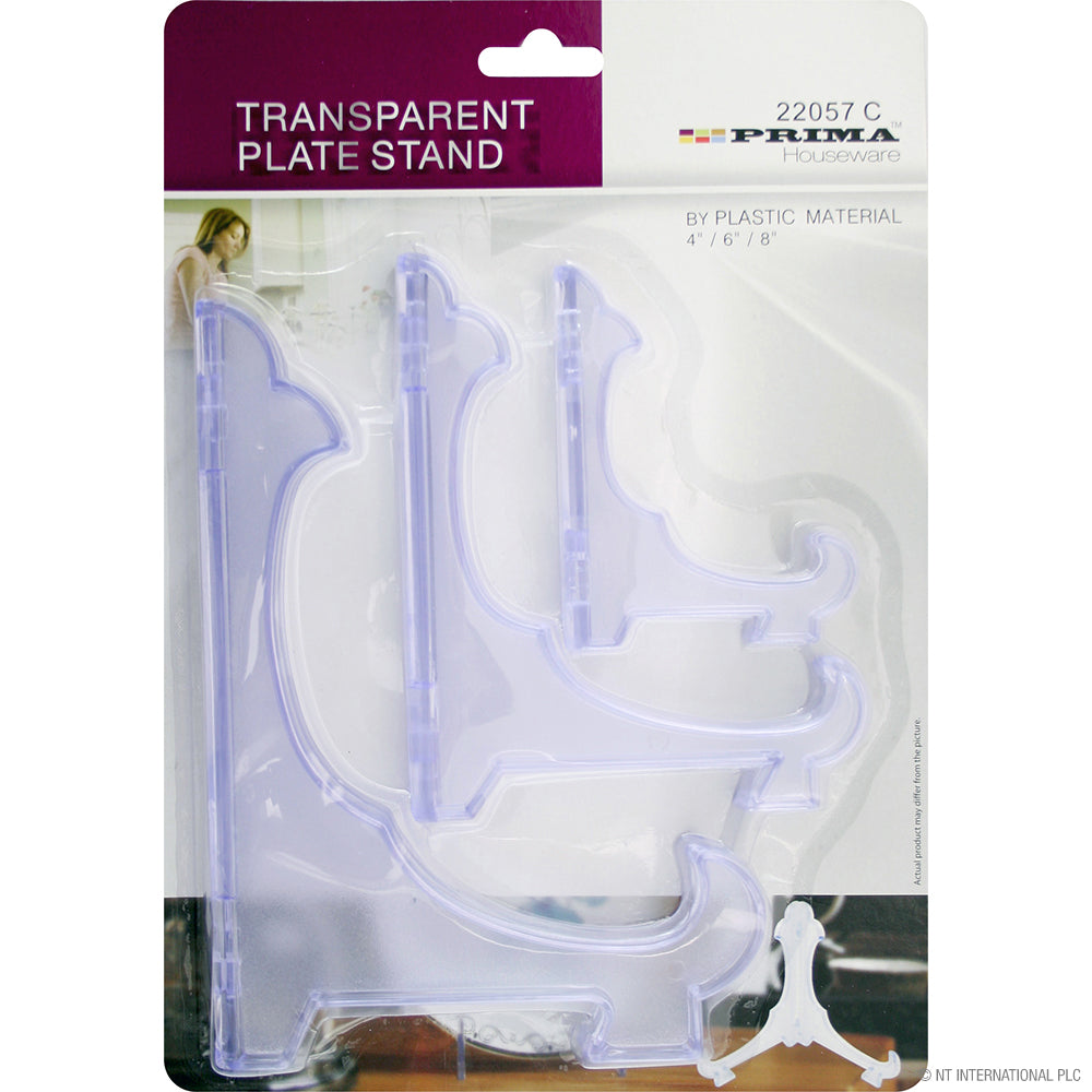 Présentoir transparent 4 pouces (ensemble de 3 pièces)