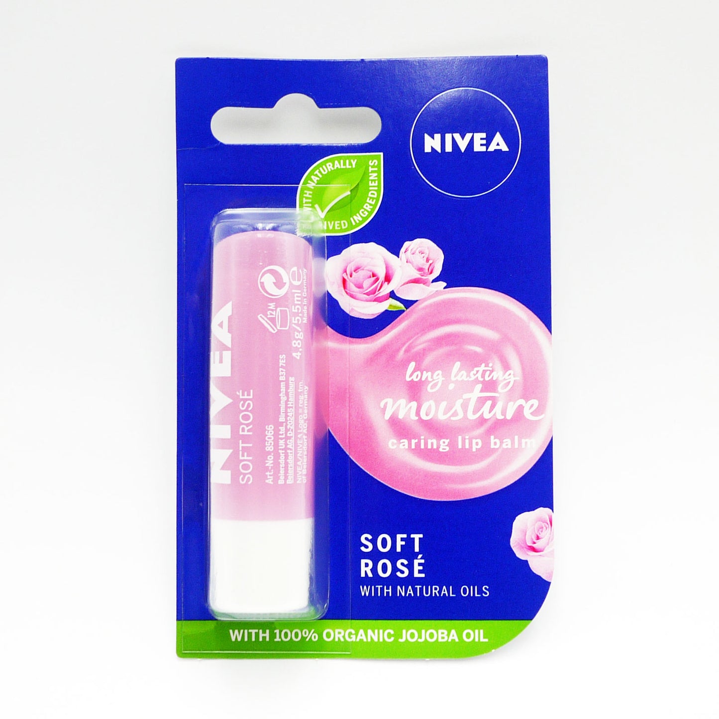 NIVEA SOIN DES LÈVRES SOFT ROSE 4,8G
