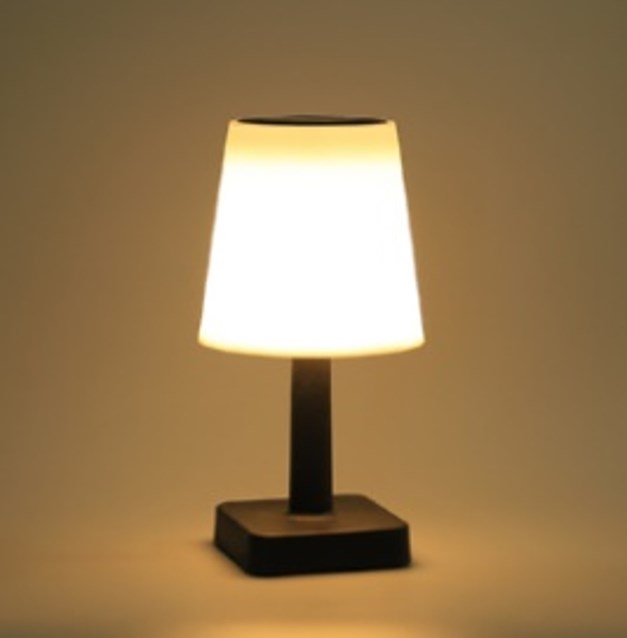 Lampe de table solaire de jardin à LED