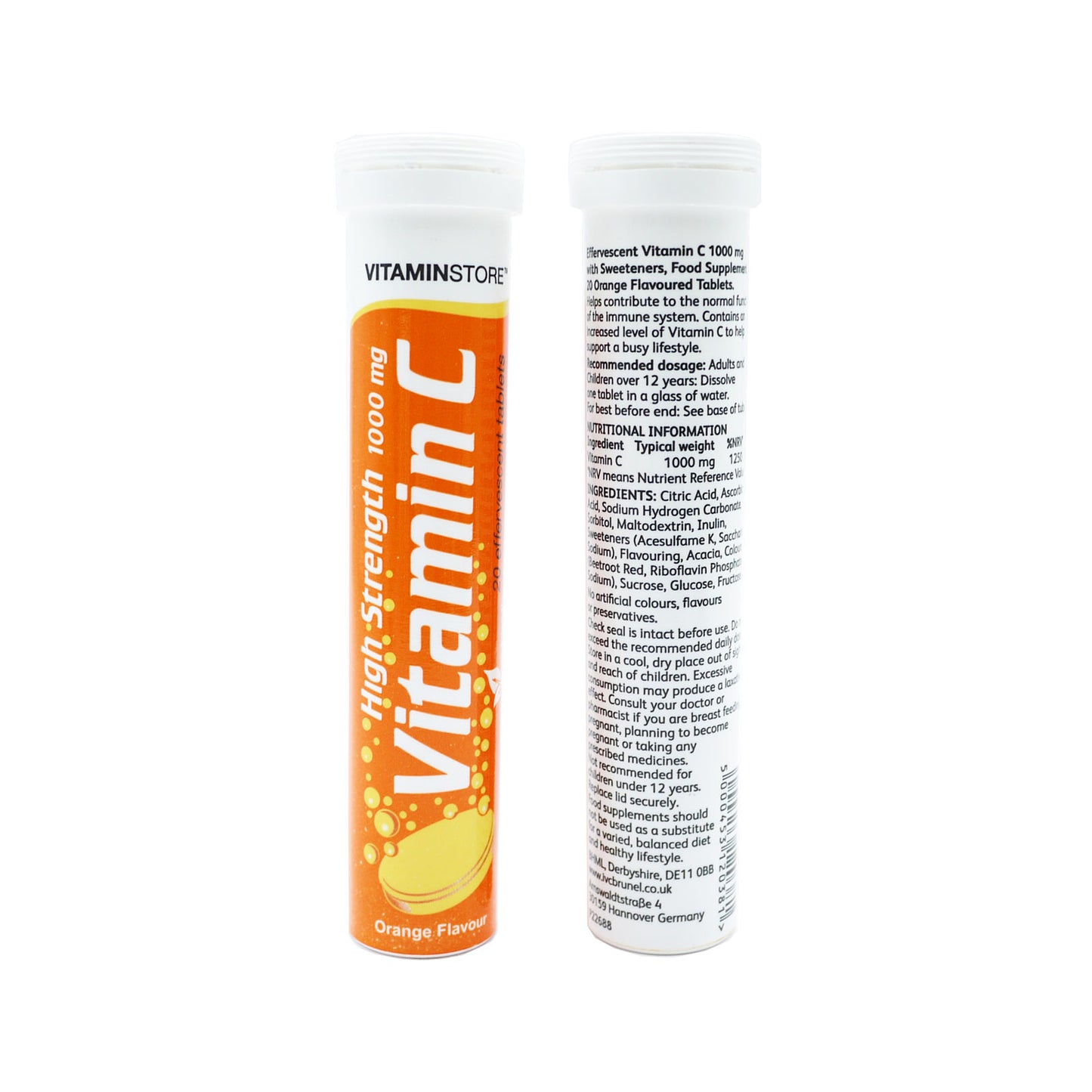 MAGASIN DE VITAMINES VITAMINE C EFFERVESCENTE COMPRIMÉS 20'S