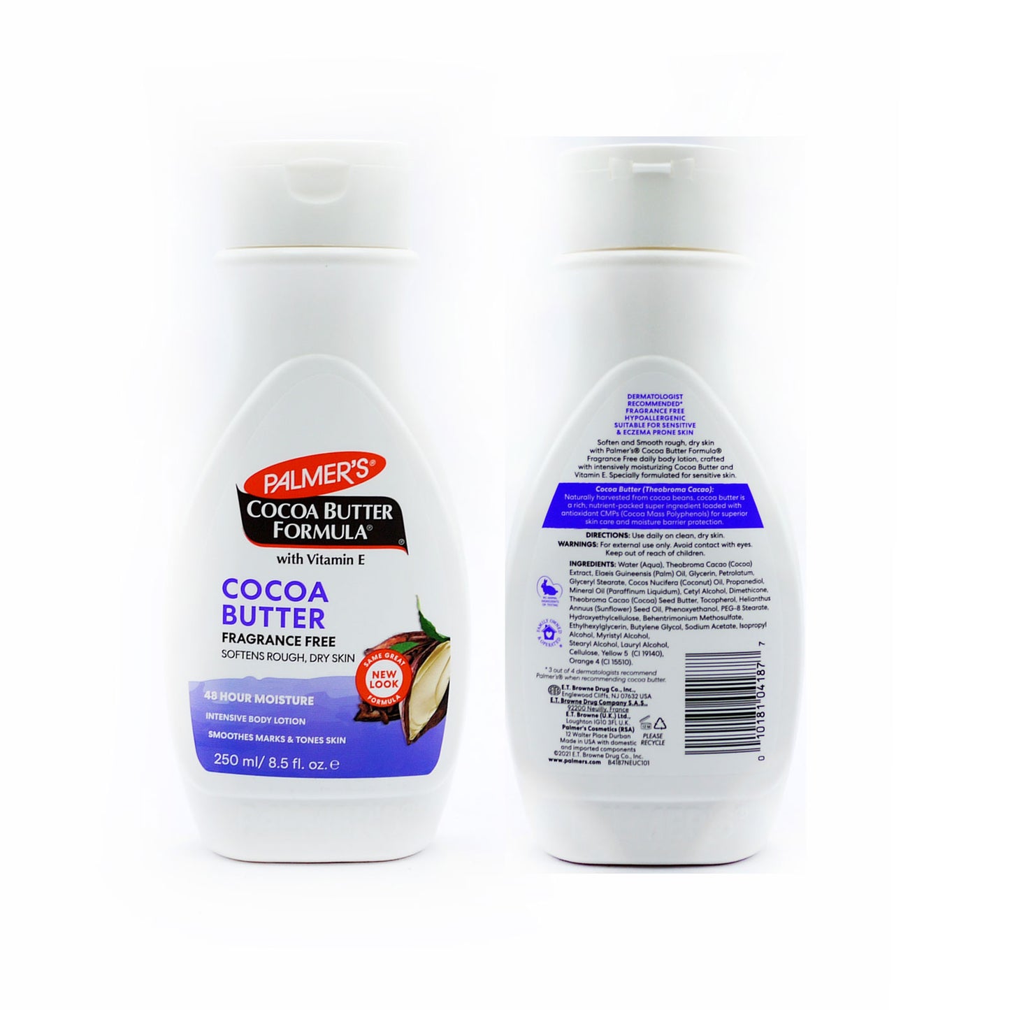 LOTION CORPORELLE AU BEURRE DE CACAO PALMER'S SANS PARFUM 250ml