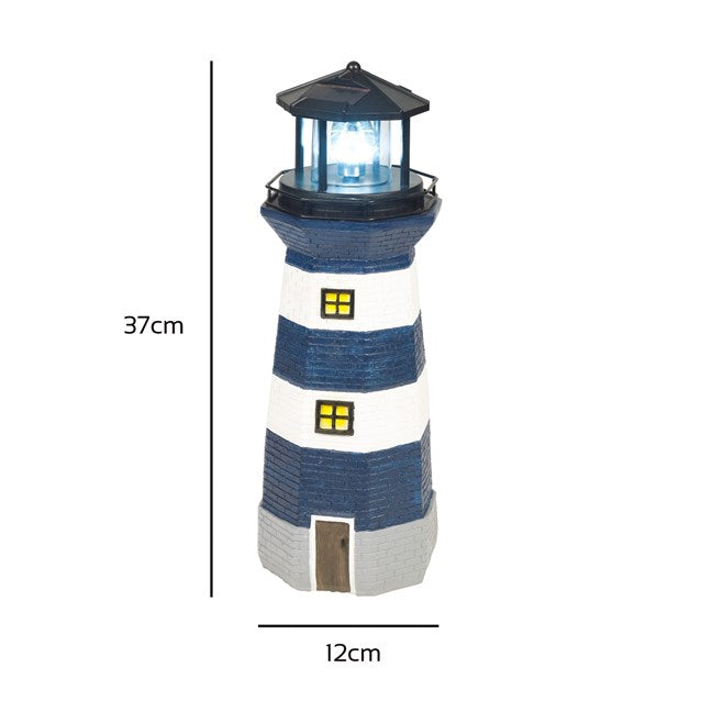 Phare LED rotatif solaire - 40 cm
