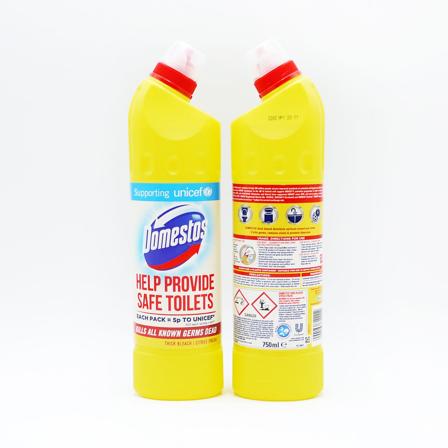 Javel DOMESTOS CITRON FRAIS 750ml
