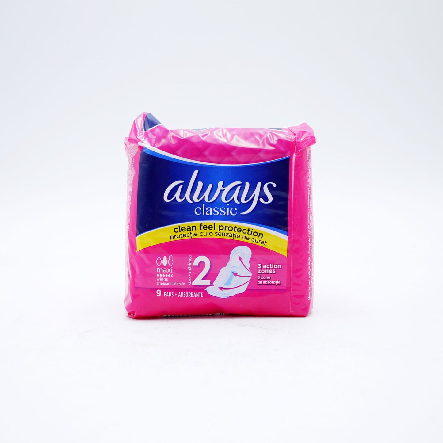 ALWAYS MAXI CLASSIQUE AVEC AILETTES Taille 2 - Paquet de 9