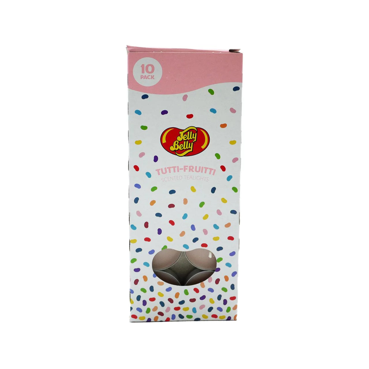 Jelly Belly Tutti Frutti Tealight Candles, 10 Pack