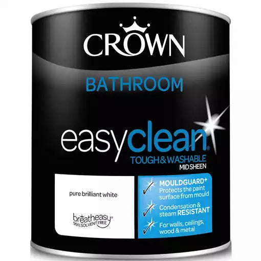 Crown Easyclean Bathroom 2.5L Brilliant White