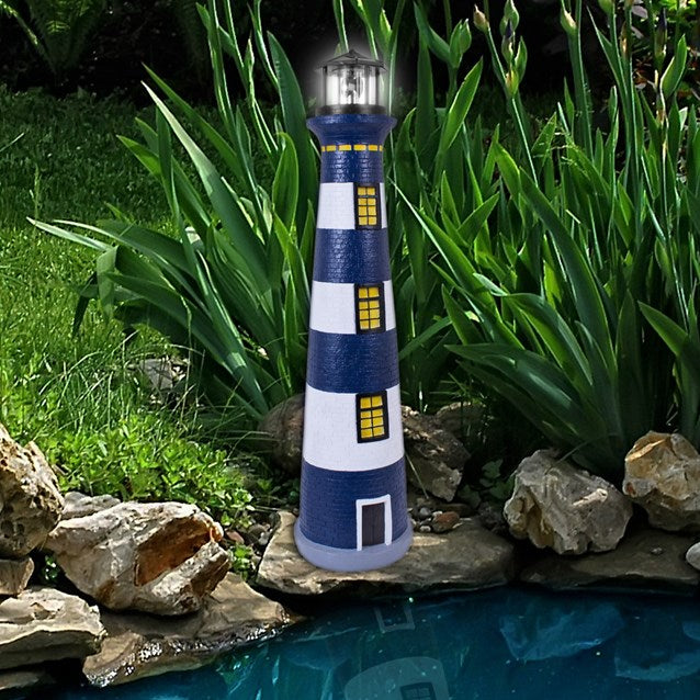 Phare Solaire à LED Rotatif - 75cm