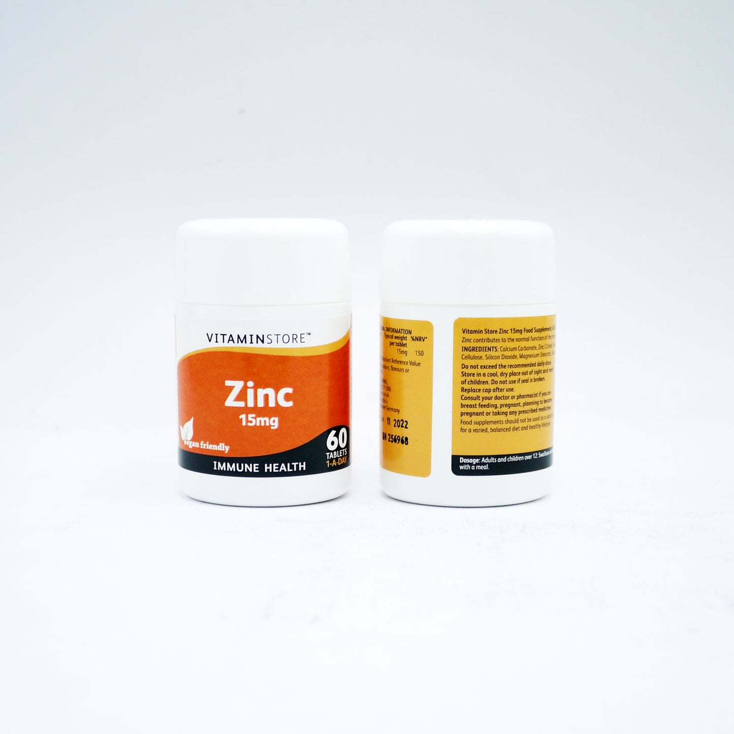VITAMINE STORE ZINC 15MG 60 GÉLULES