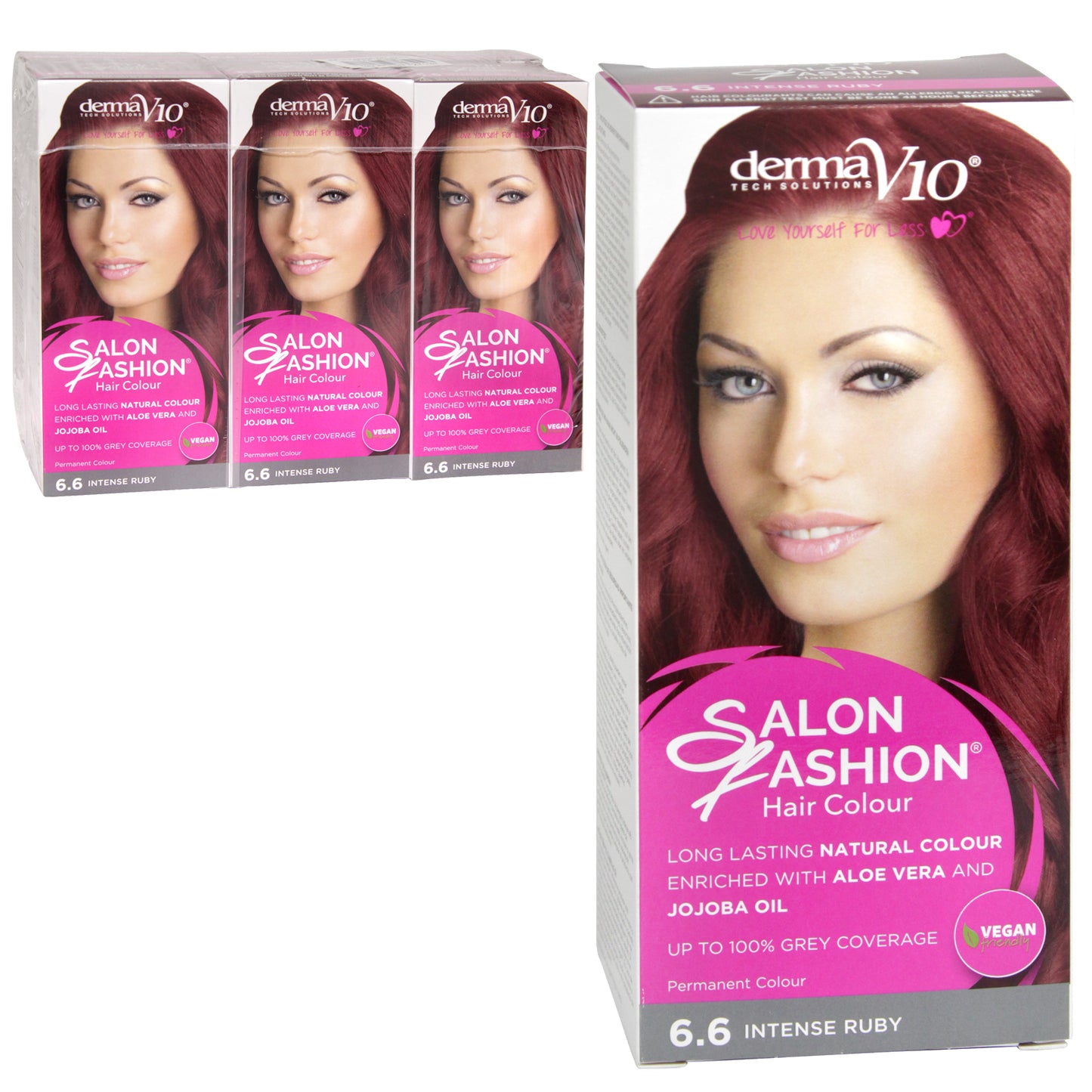 HP Salon Coloration Permanente Intense Rubis (6.6)