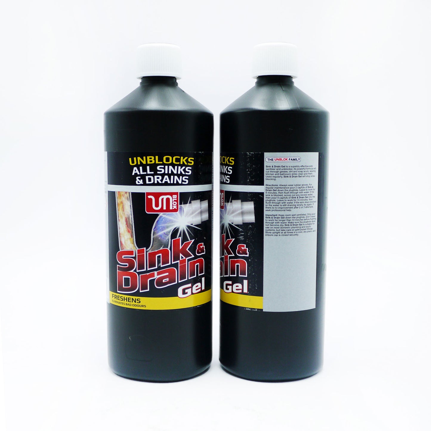 UNBLOK DÉBOUCHEUR ÉVIER & CANALISATIONS GEL 1L