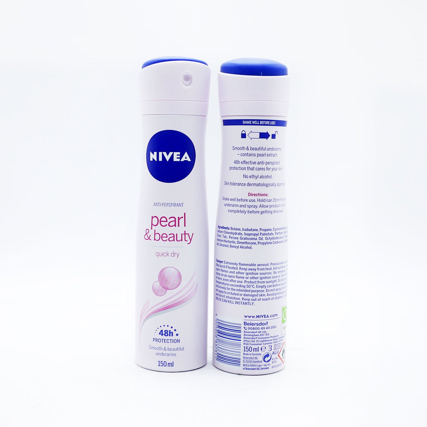NIVEA DÉODORANT ANTI-TRANSPIRANT PEARL & BEAUTY FEMMES 150ml