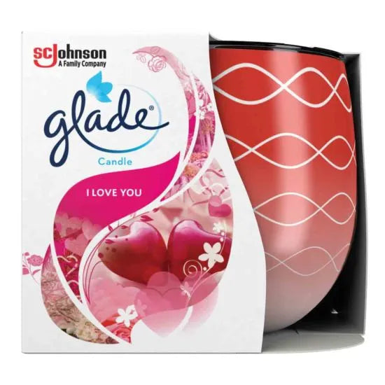 Bougies Glade 120 g Je t'aime 327362