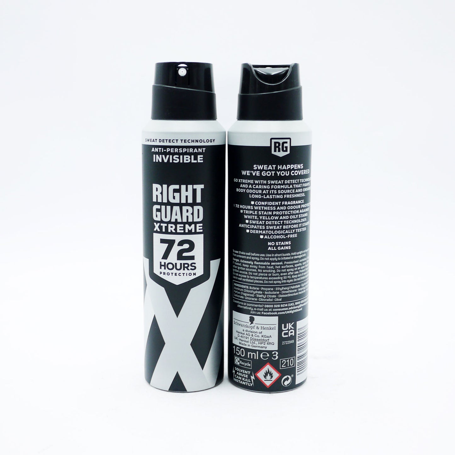 RIGHT GUARD A/P EXTREME INVISIBLE HOMME 150 ml
