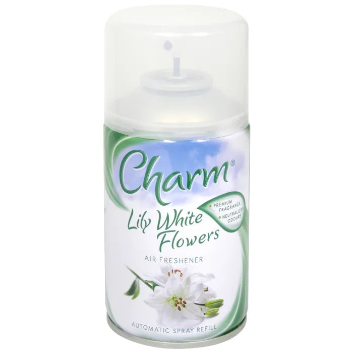 Charm Auto Spray Refill Lily Air Freshener 250ml