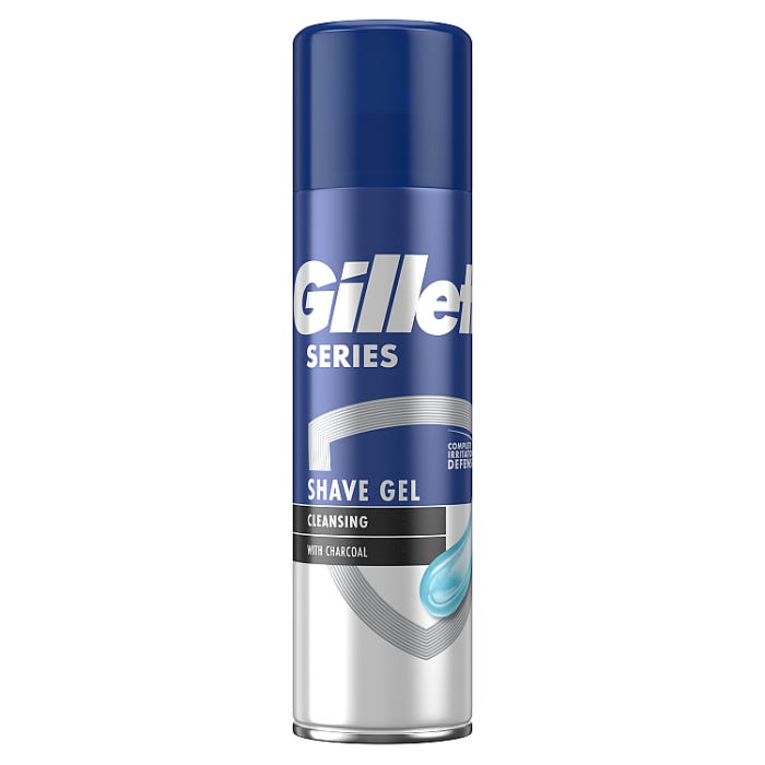 GILLETTE SERIES SHAVE GEL CLEANSING WITH CHARCOAL 200ml