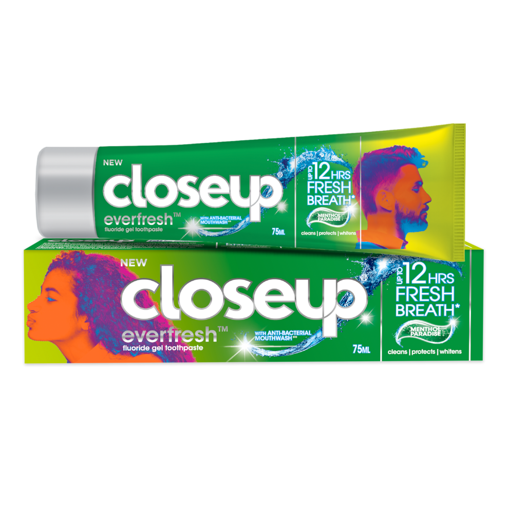 CloseUp Fluoride Gel Toothpaste Menthol 90g