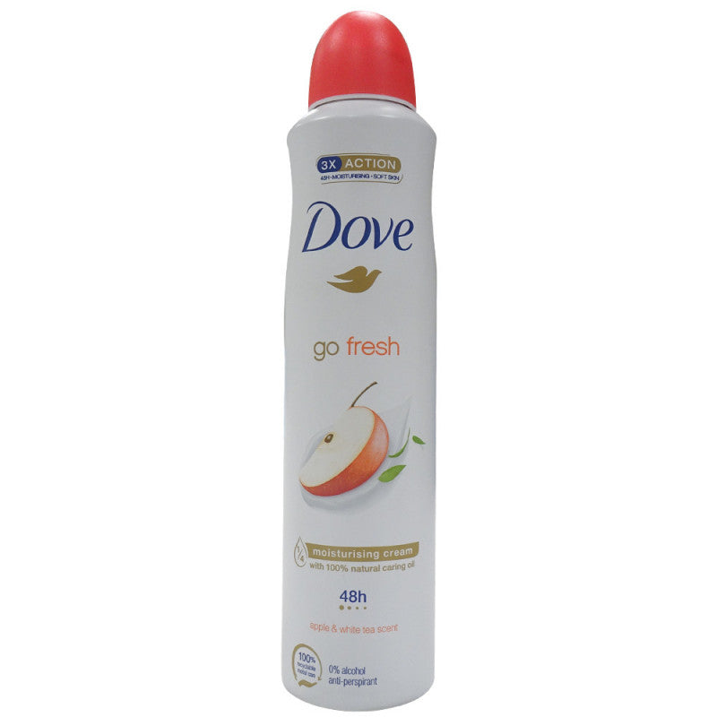 Déodorant Dove spray 250 ml. Go Fresh pomme & thé blanc.