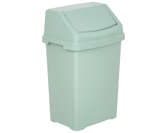 Poubelle à pédale Casa 50 L Sauge Argentée