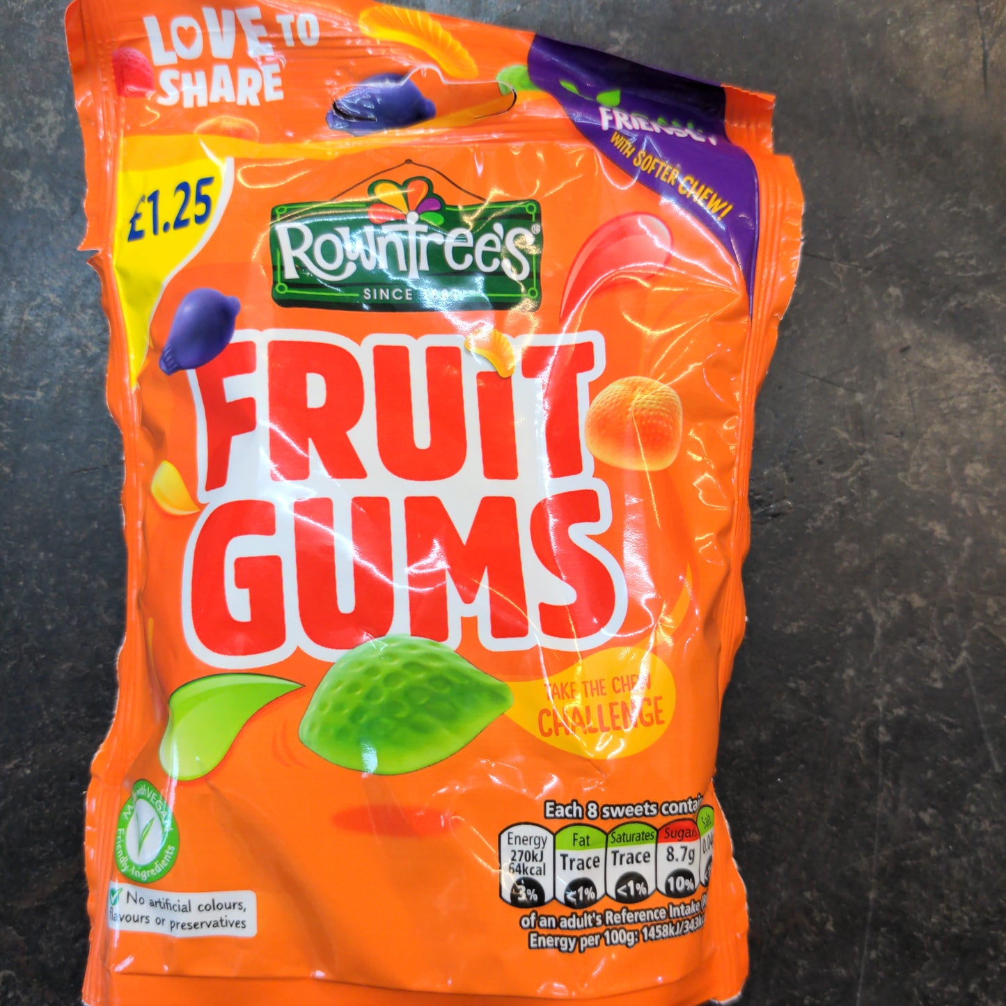 Bonbons gélifiés Rowntree's Fruit Gums