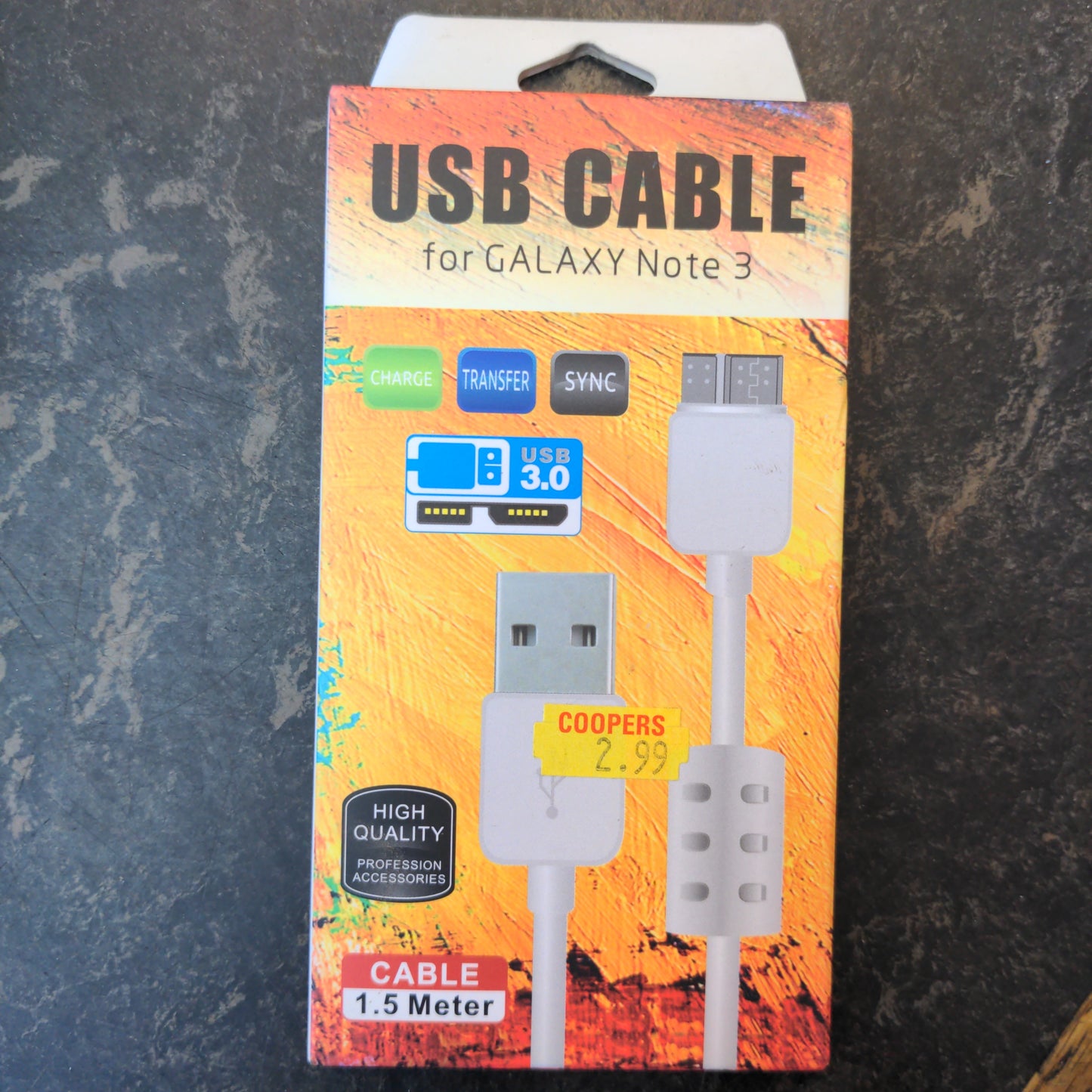 CÂBLE USB POUR Galaxy Note 3