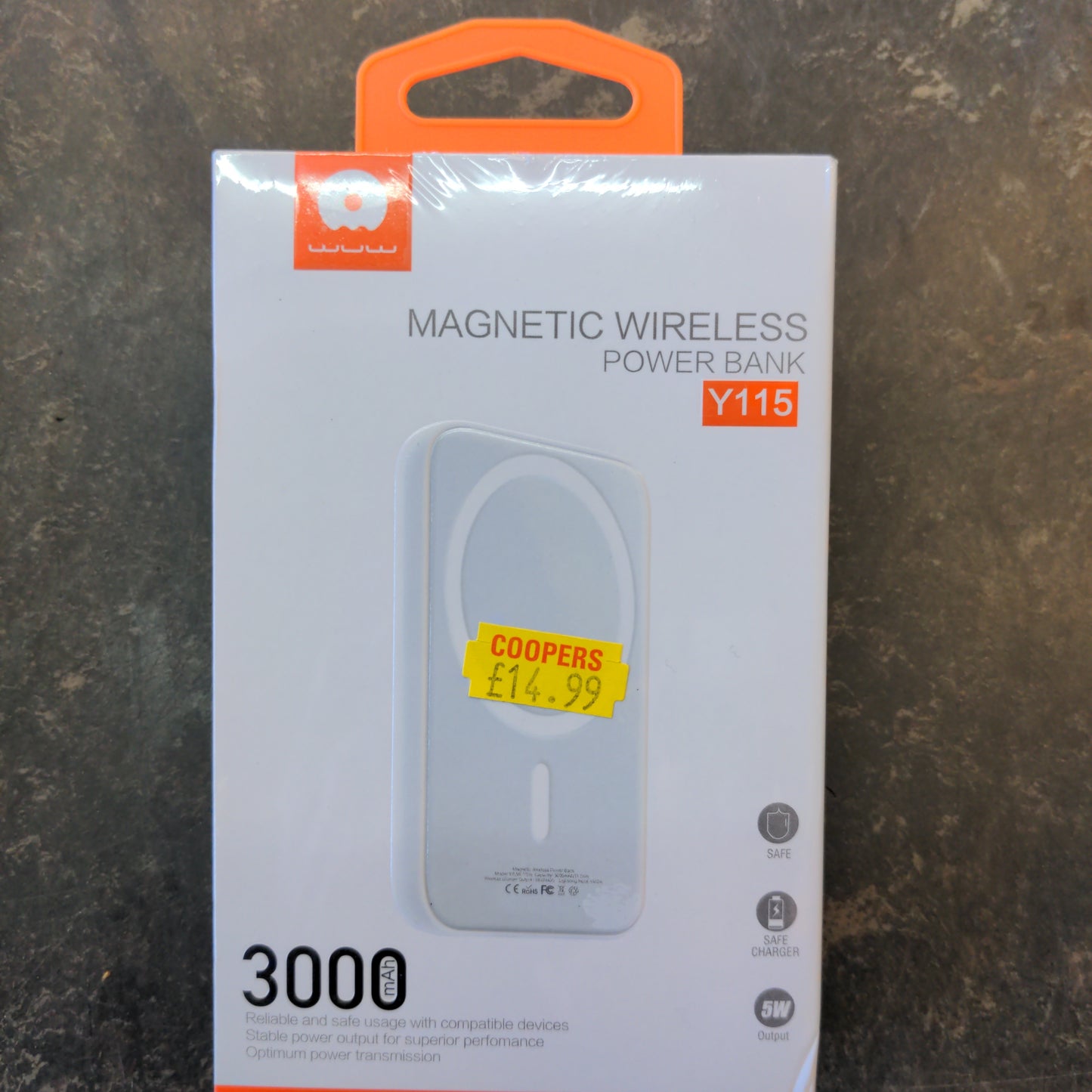 Batterie externe magnétique sans fil 3000 mAh