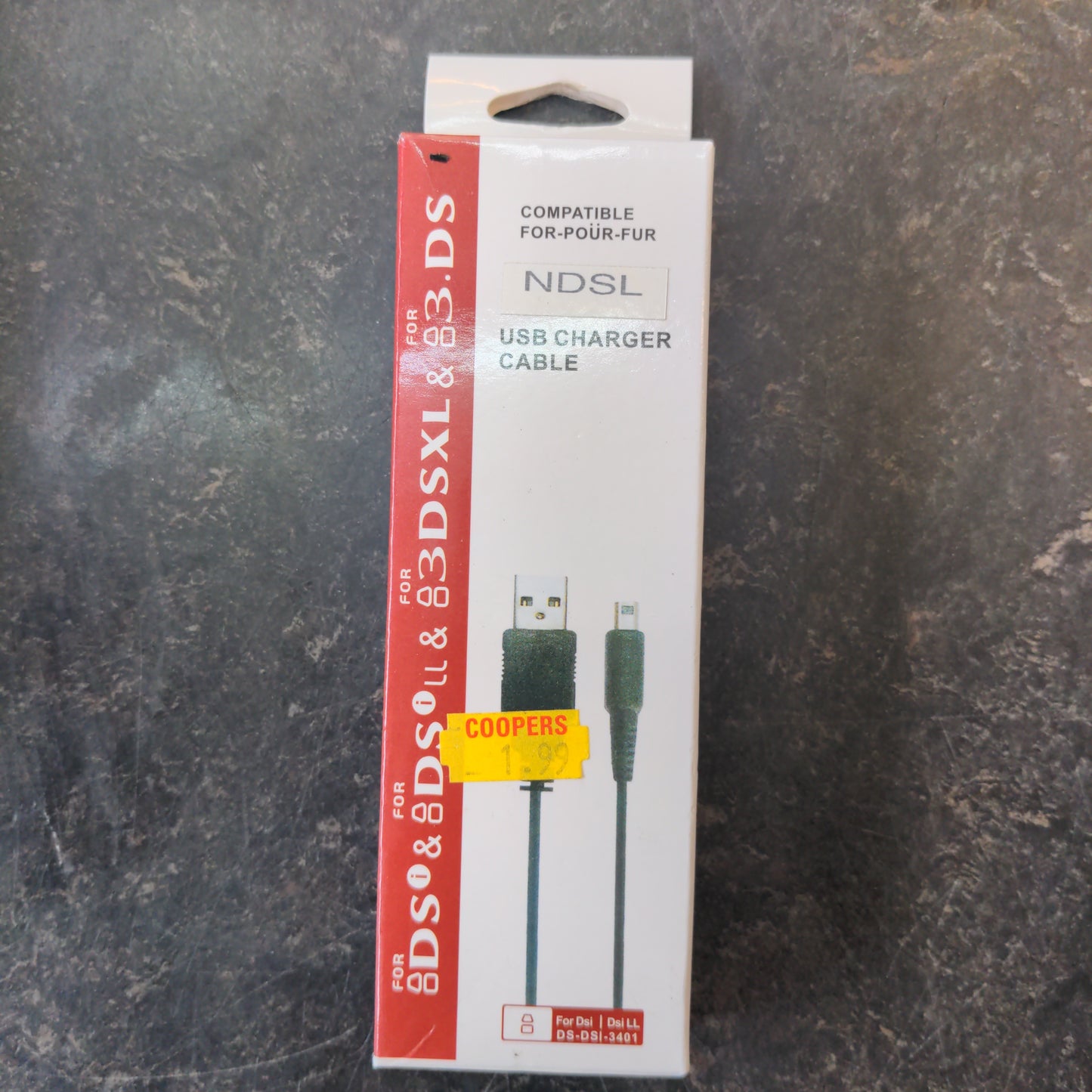 Câble de chargement USB pour DS, DSLL, 3DSXL et 3.DS