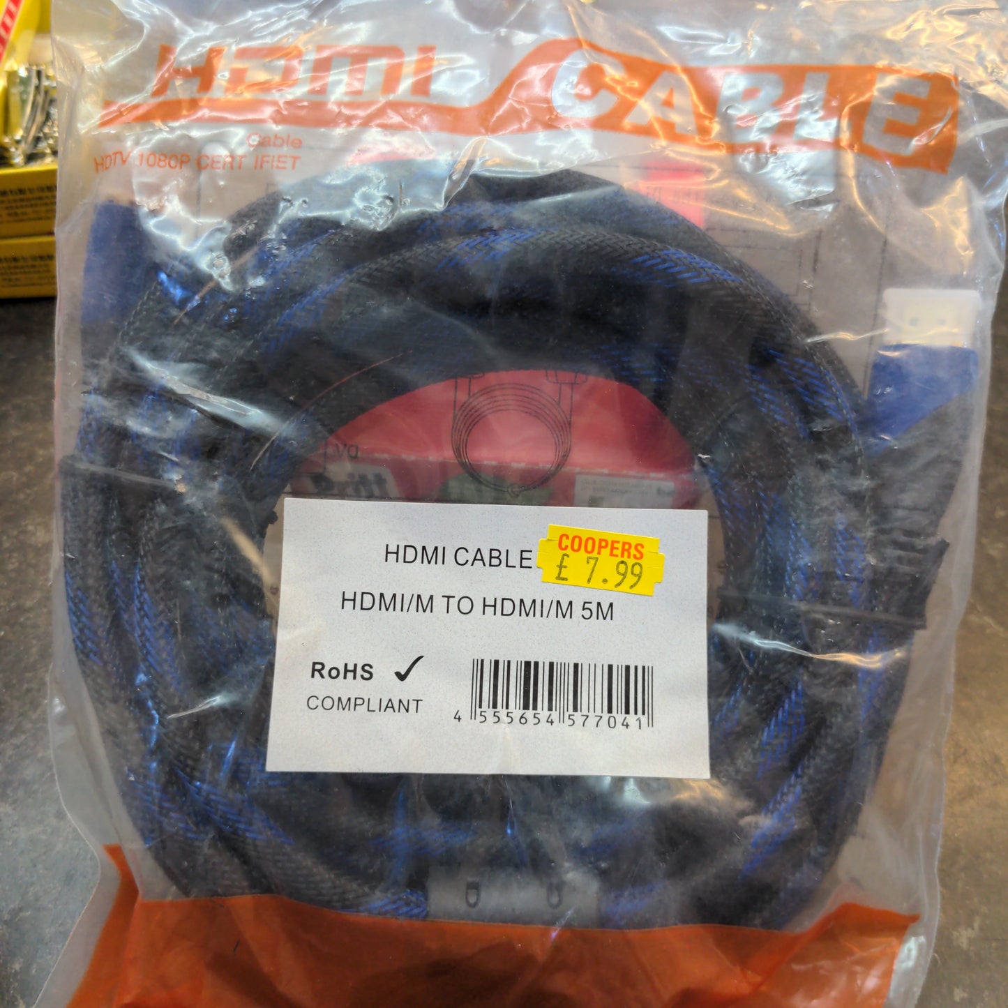 Câble HDMI vers HDMI 5m