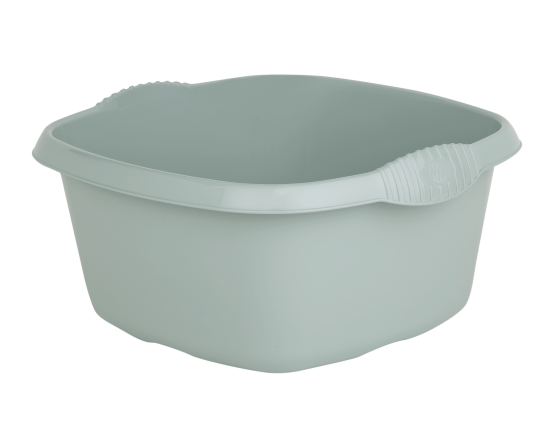Plat carré Casa 32cm Sauge argentée