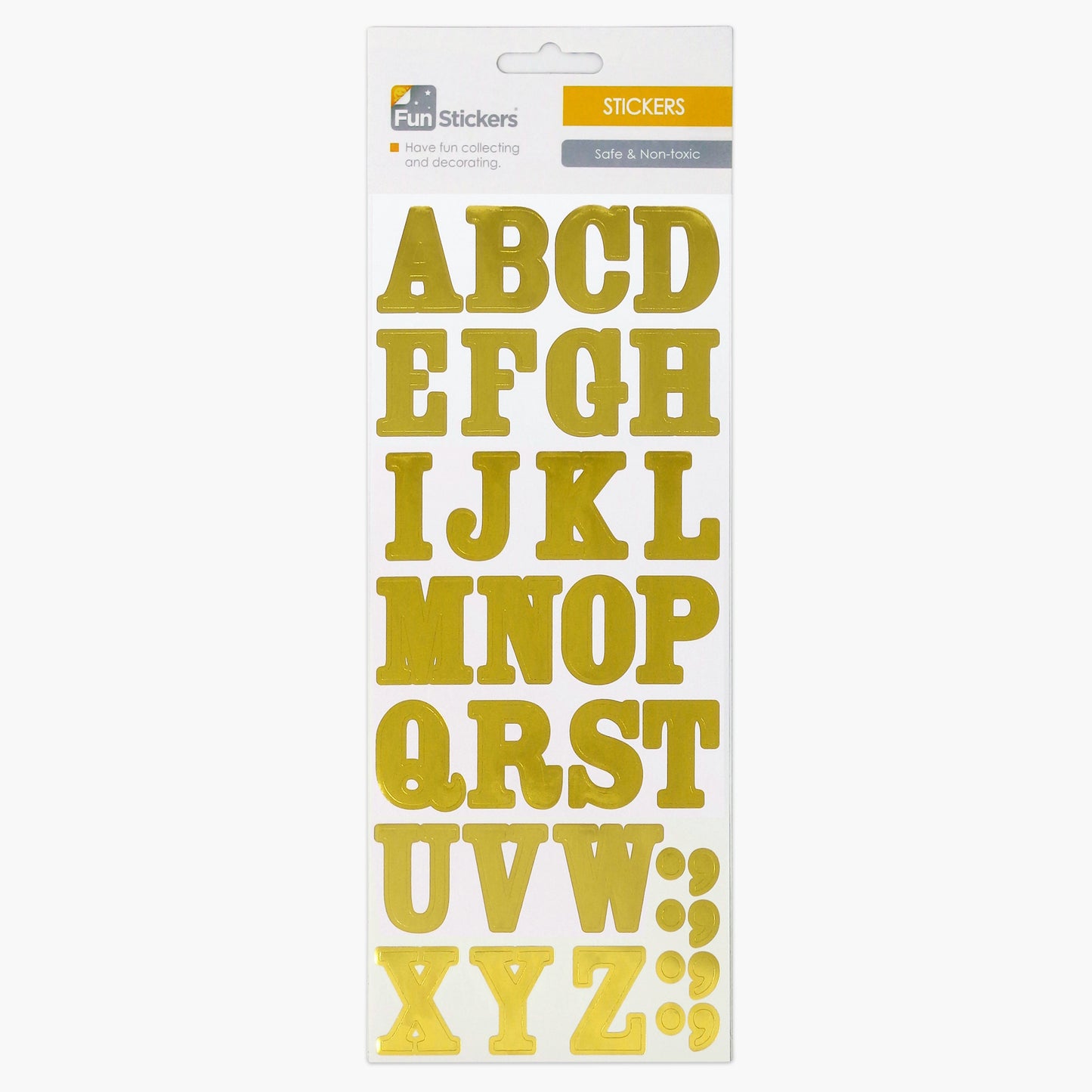 Fun stickers Gold Letters 1806