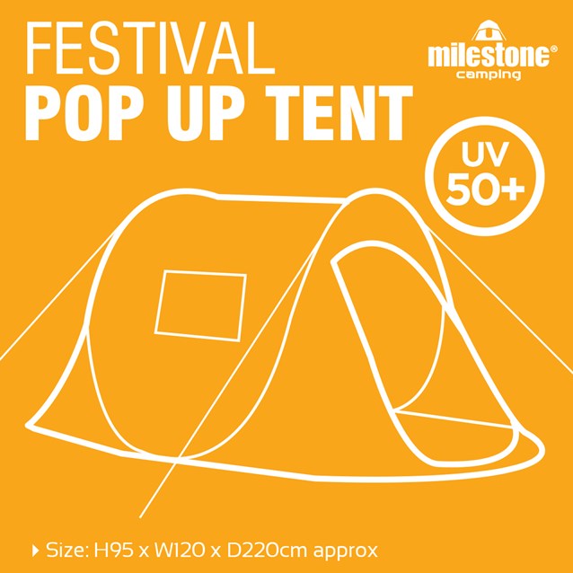 Tente Pop-Up de Festival