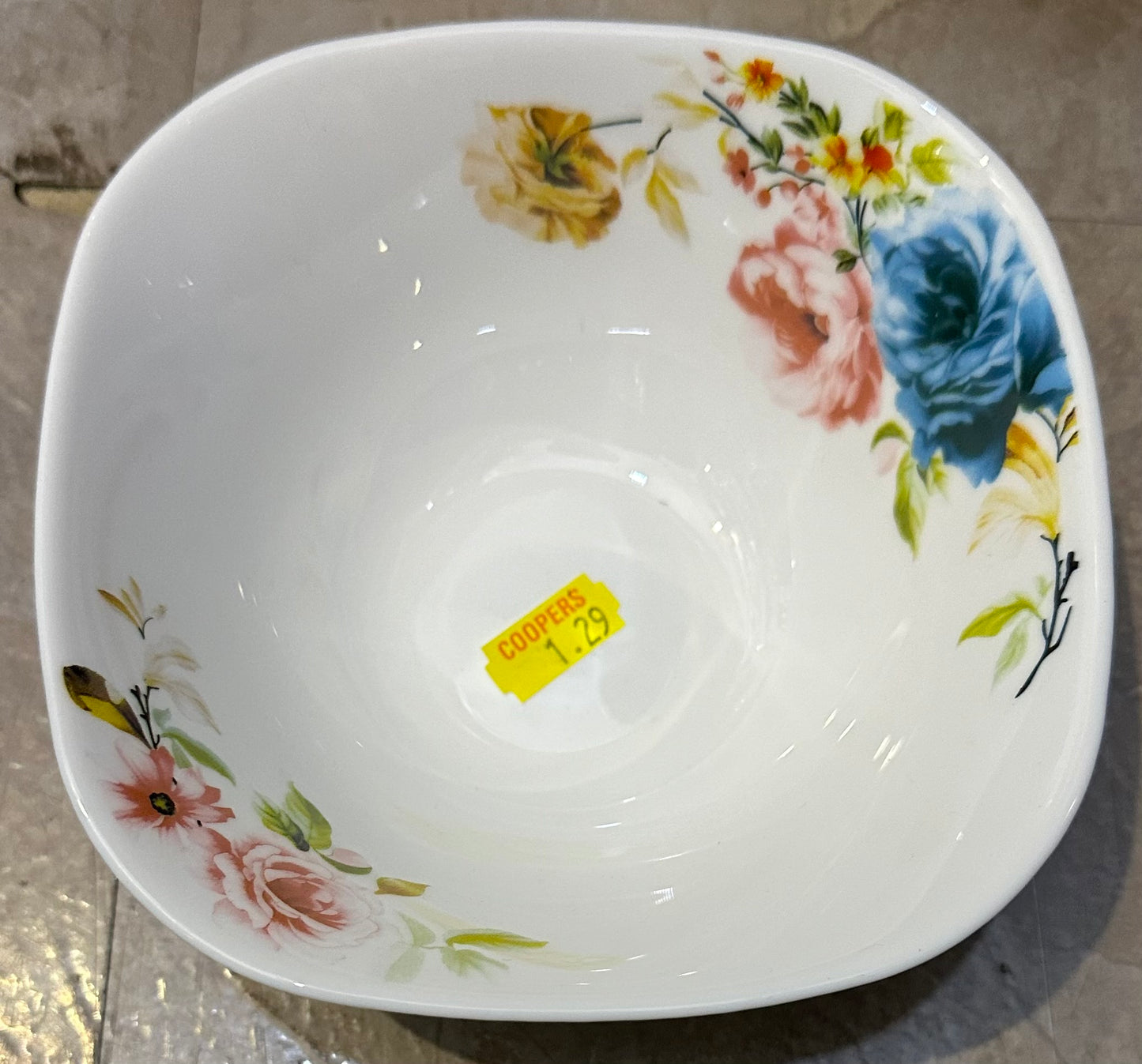 SALADIER CARRÉ PROFOND OPALE 6”